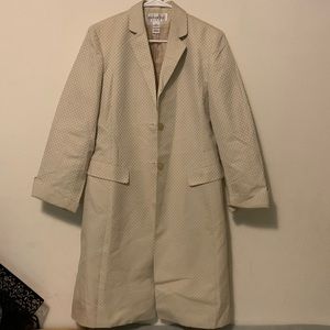 Jones New York 2 piece Trouser Suit Blazer Light Jacket Size:12